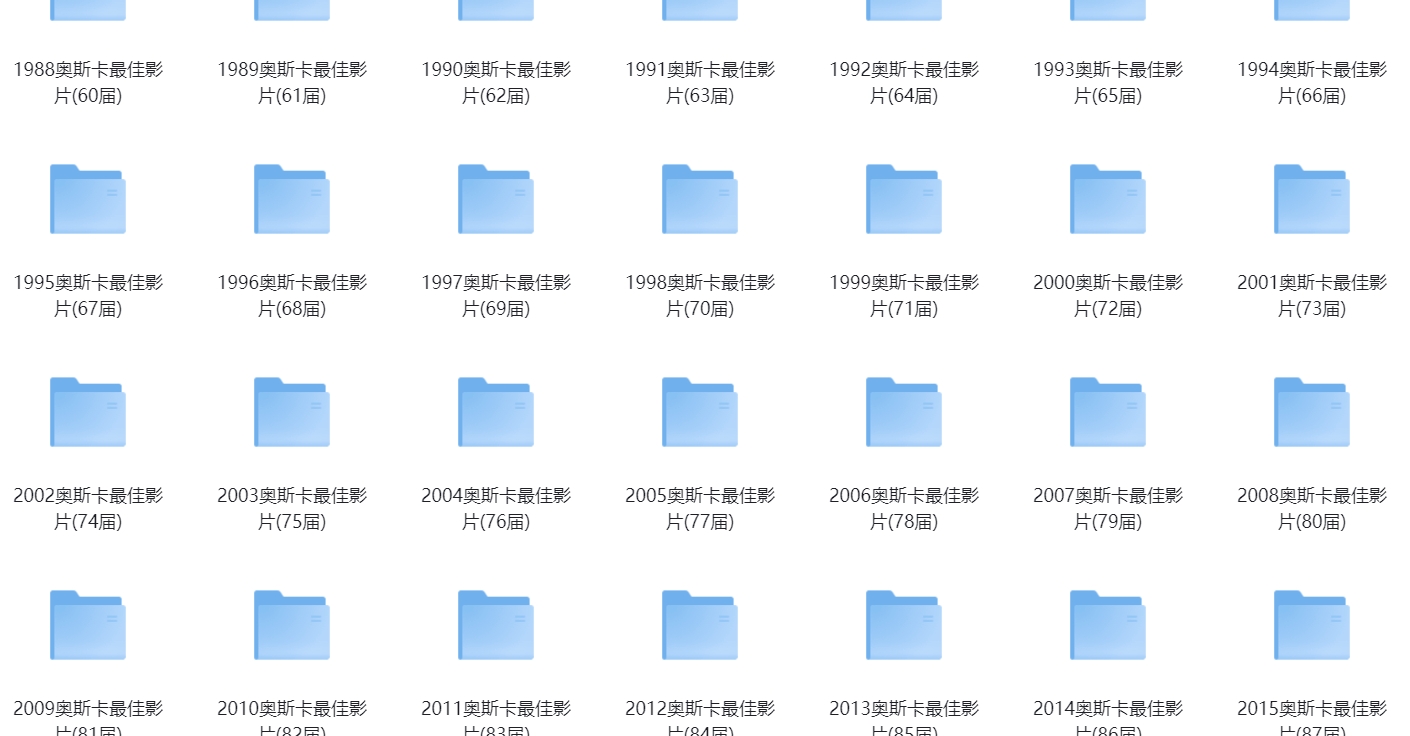 奥斯卡获奖电影合集