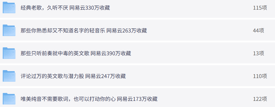 2025网易云音乐收藏榜